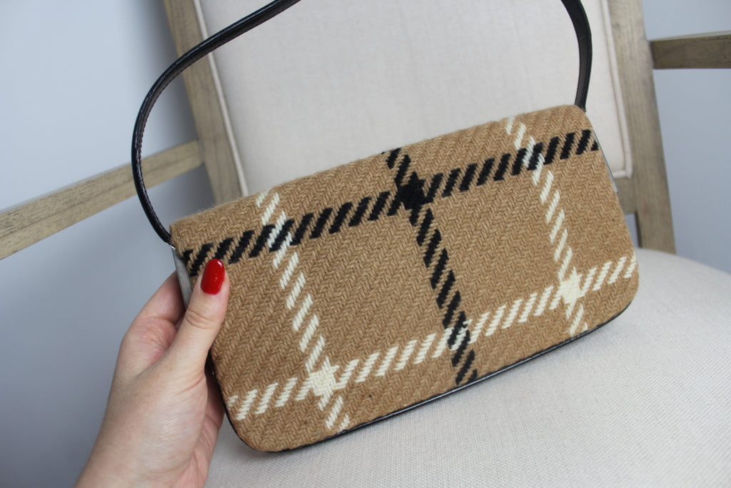 Dolce & Gabbana Plaid Check Shoulder Bag