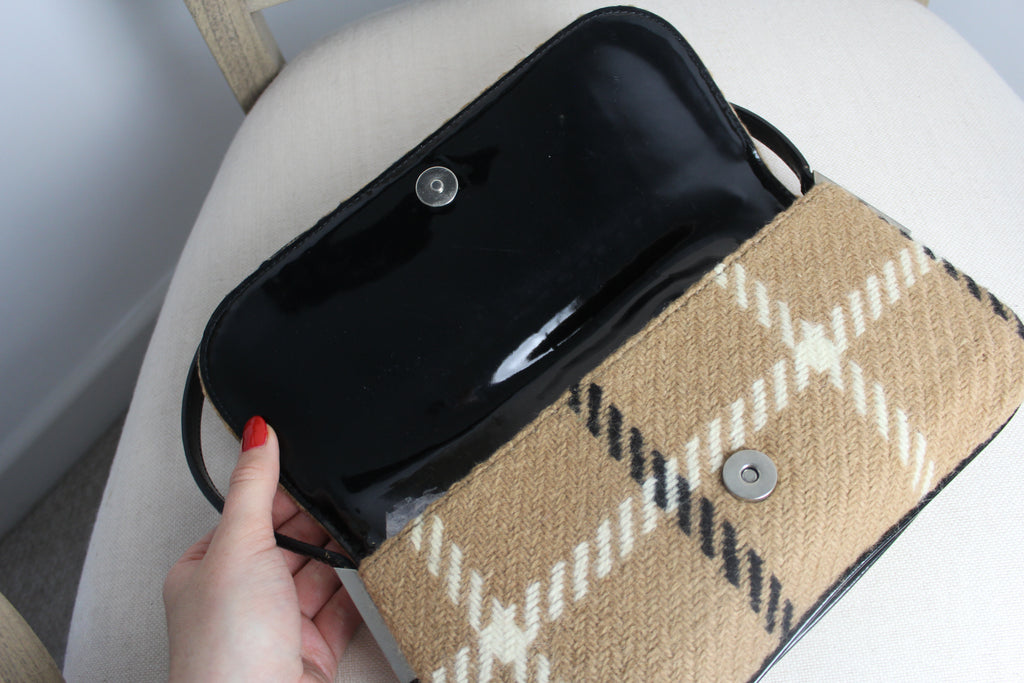 Dolce & Gabbana Plaid Check Shoulder Bag