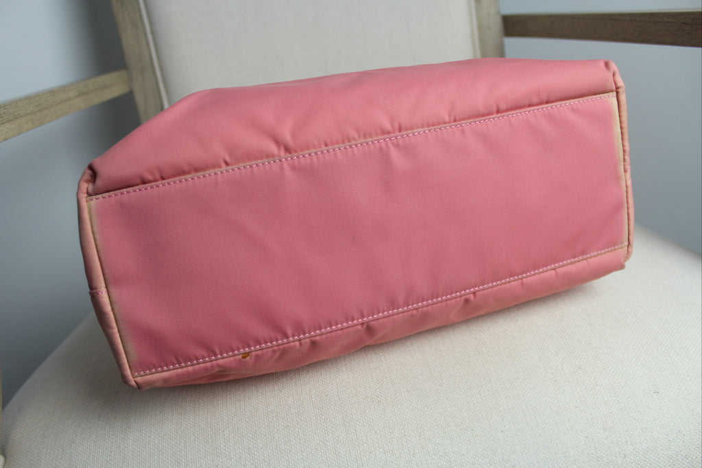 Prada Pink Nylon Plex Handbag
