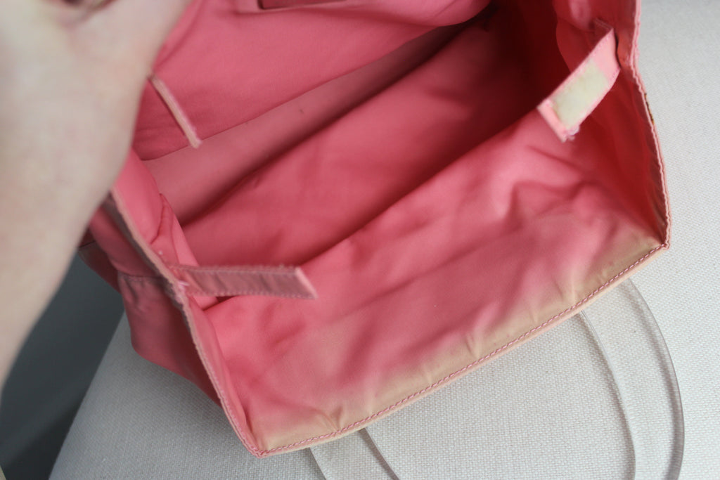 Prada Pink Nylon Plex Handbag