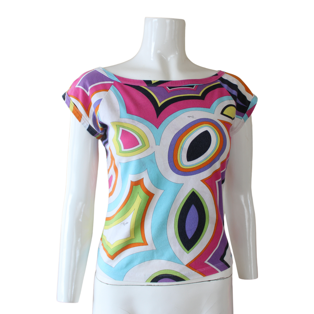 Emilio Pucci Bright Pattern T-Shirt