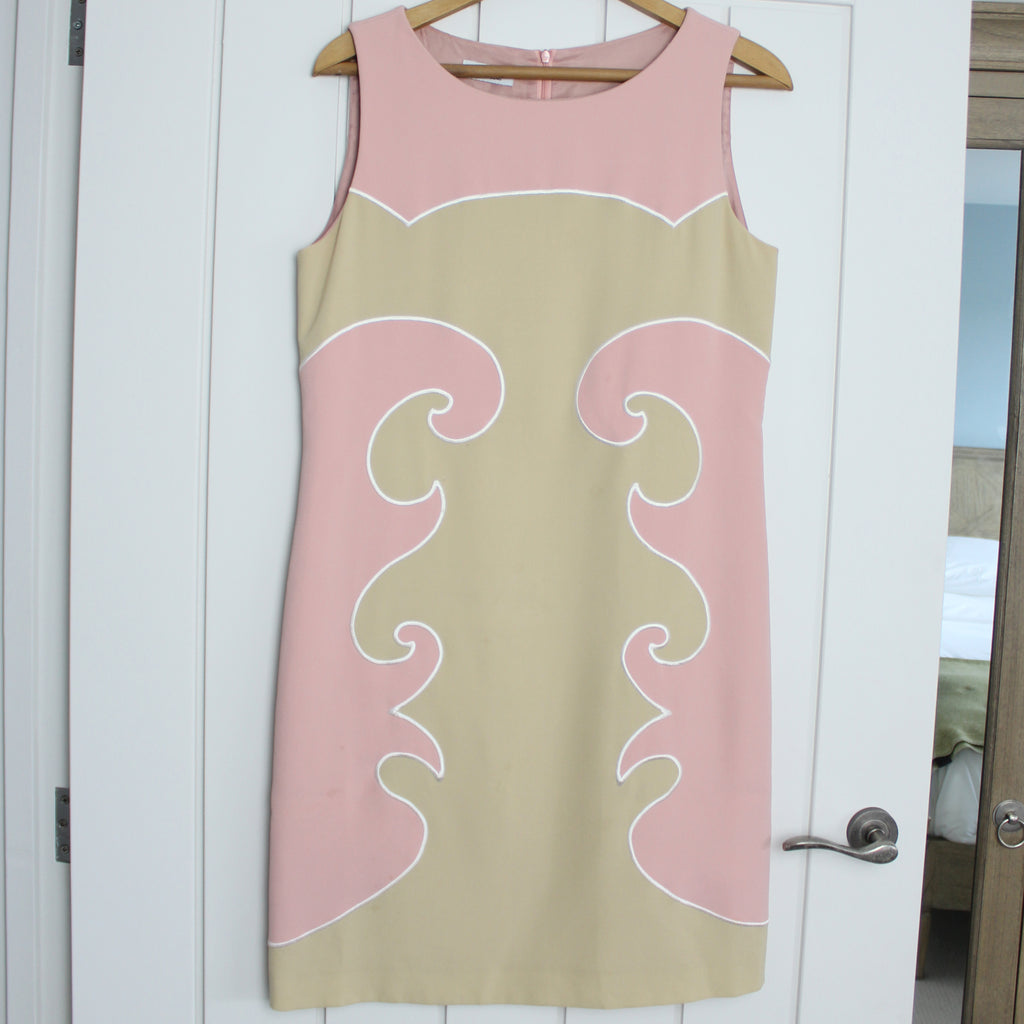 Moschino Cheap & Chic Pink Swirl Dress