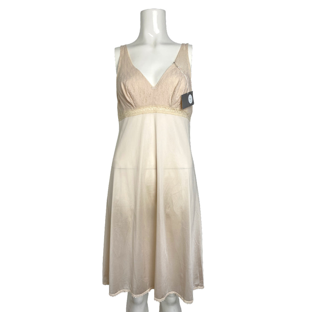 Christian Dior Monogram Lace Slip Dress