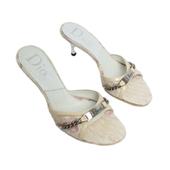 Christian Dior Girly Cherry Blossom Monogram Platform Sandals - 41