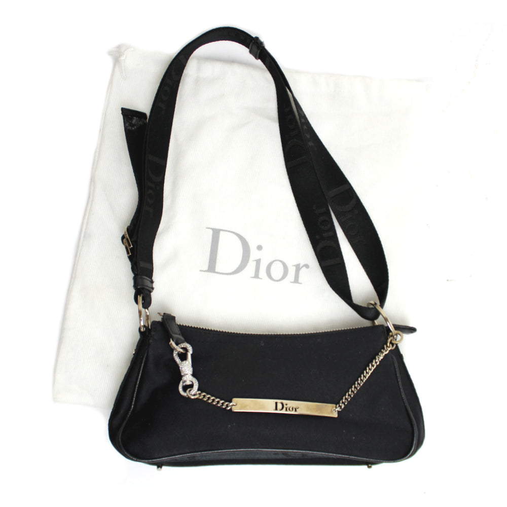 Christian Dior Crystal Hardcore Black Mini Shoulder Bag