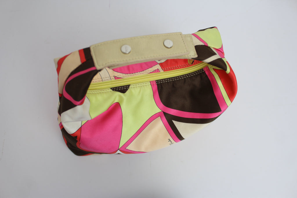 Emilio Pucci Tessuto Colourful Abstract Handbag