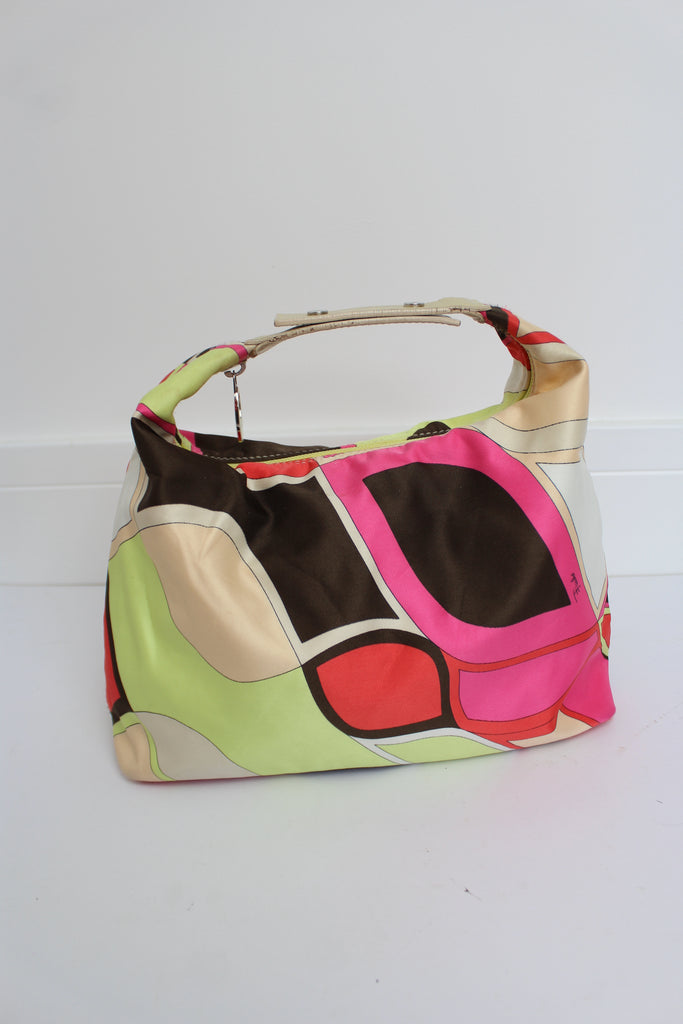 Emilio Pucci Tessuto Colourful Abstract Handbag