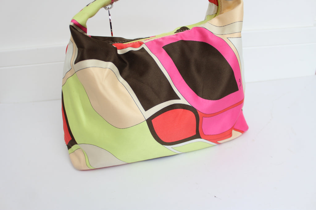 Emilio Pucci Tessuto Colourful Abstract Handbag