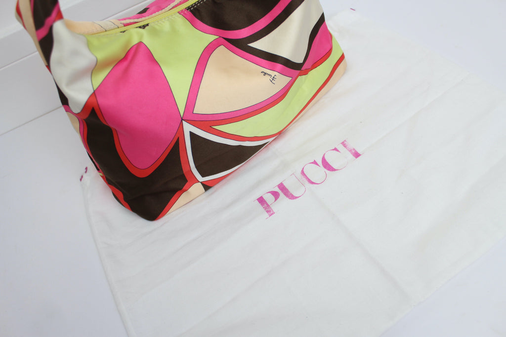 Emilio Pucci Tessuto Colourful Abstract Handbag