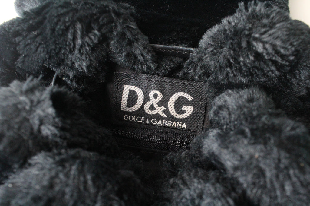 Dolce & Gabbana / D&G Faux Fur Logo Backpack