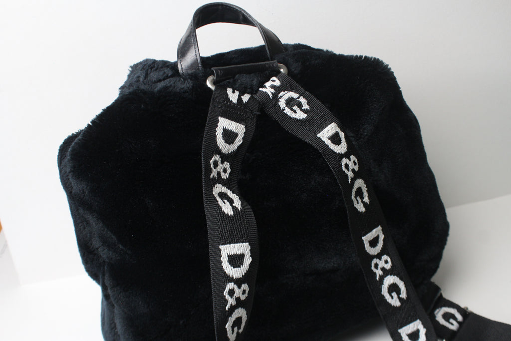 Dolce & Gabbana / D&G Faux Fur Logo Backpack