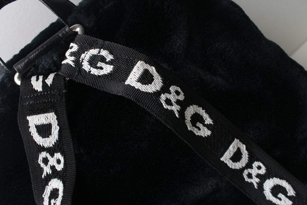 Dolce & Gabbana / D&G Faux Fur Logo Backpack