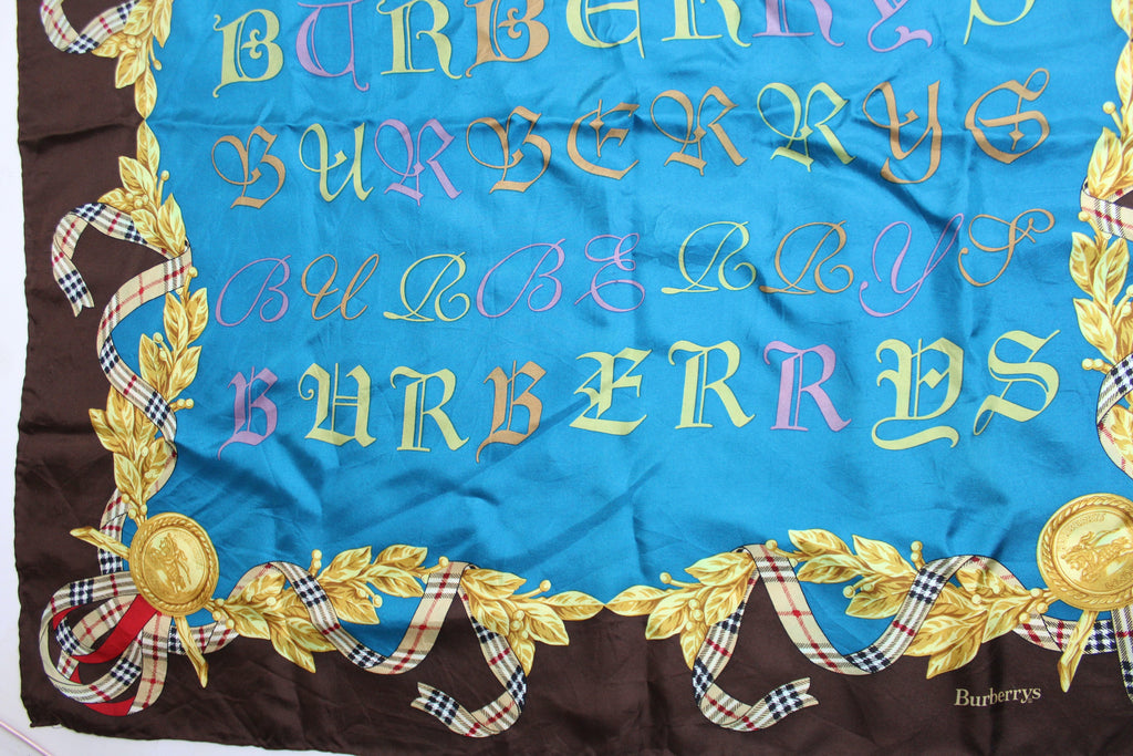 Burberry Large Silk Square Scarf