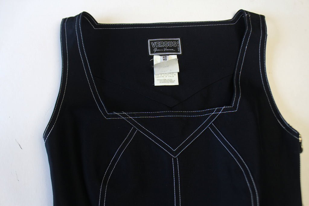 Versus Versace Navy Blue Corset Top XXS