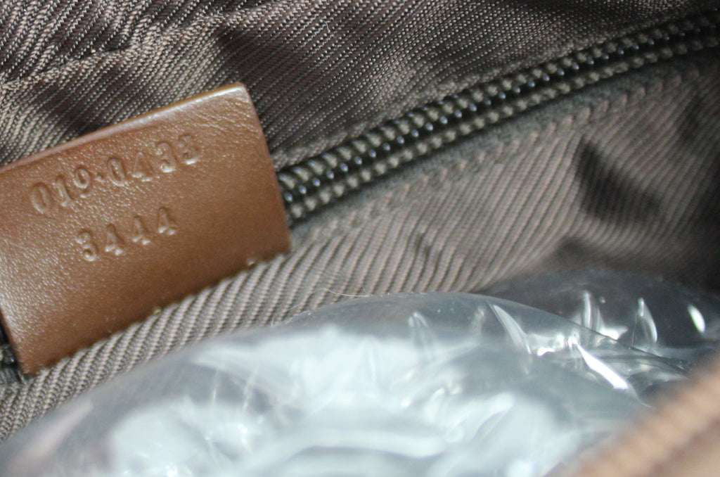 Gucci Logo Monogram Canvas Shoulder Bag