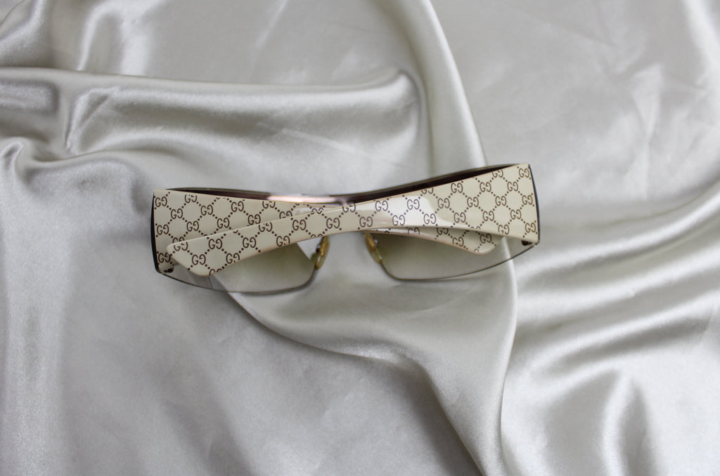 Gucci Logo Monogram Arm Sunglasses