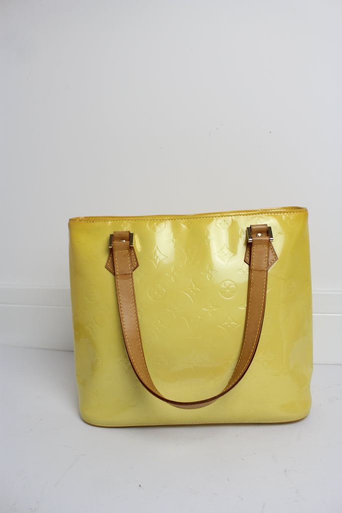 Louis Vuitton Vernis Houston Bag Yellow