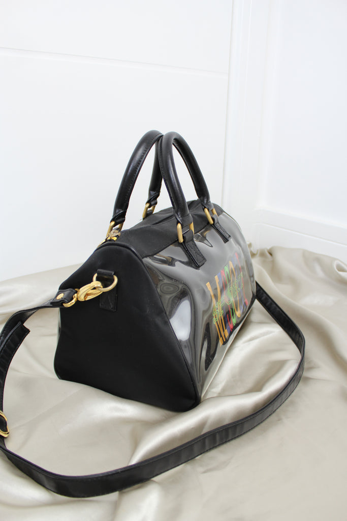 Missoni Sport Rainbow Black Bowling Bag