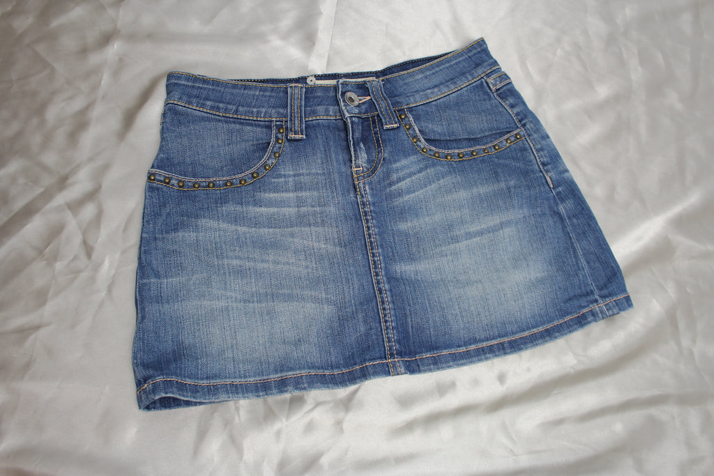 Moschino Jeans Denim Mini Skirt XS | luxequarter.com