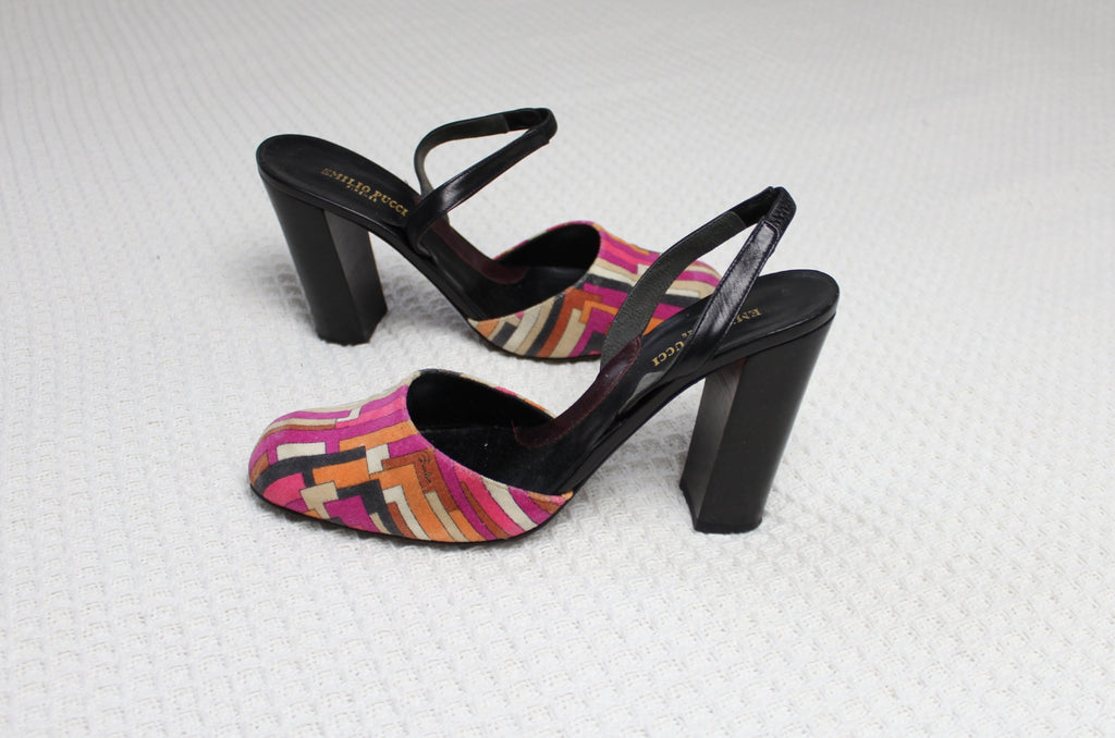 Emilio Pucci Abstract Heels EU 37.5