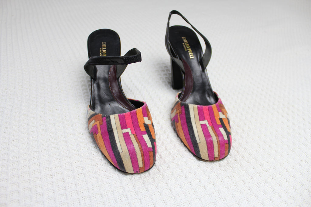 Emilio Pucci Abstract Heels EU 37.5