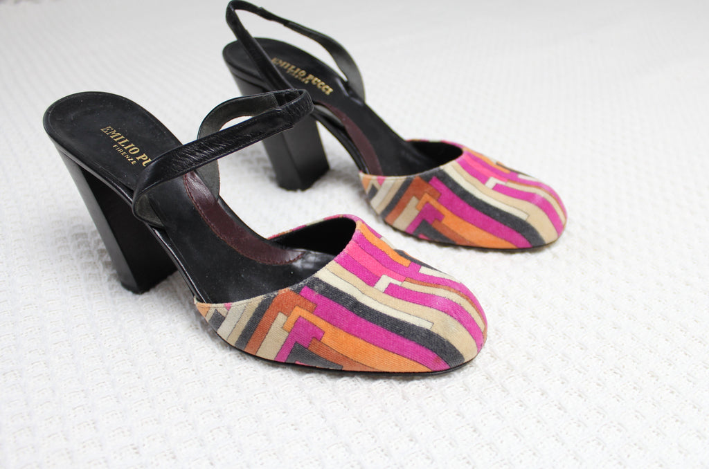 Emilio Pucci Abstract Heels EU 37.5