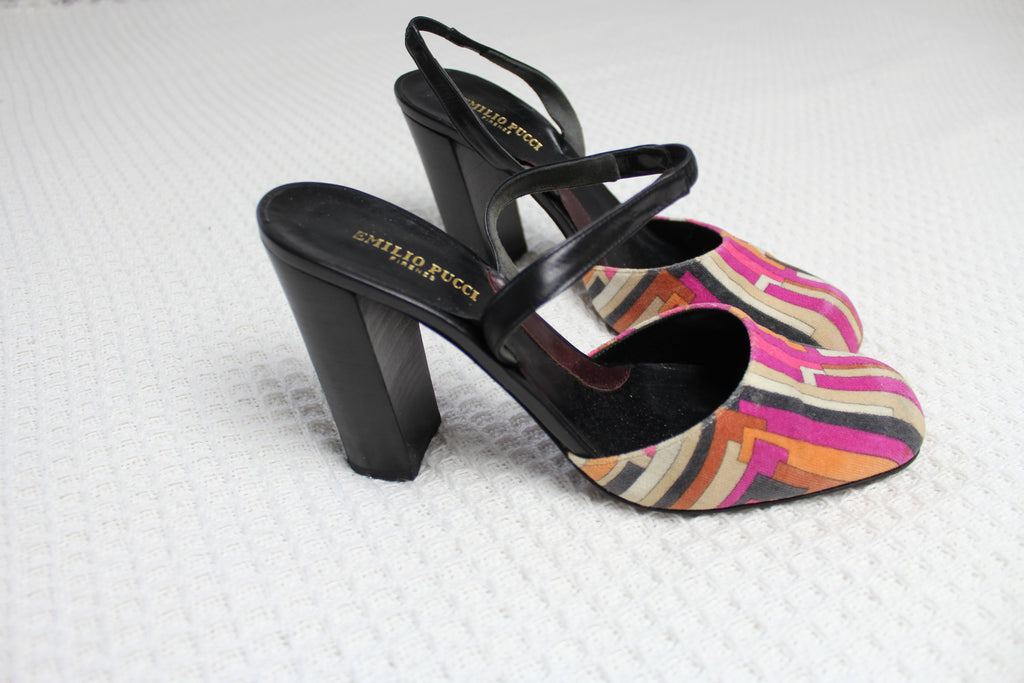 Emilio Pucci Abstract Heels EU 37.5