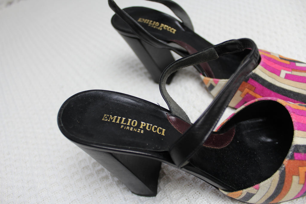 Emilio Pucci Abstract Heels EU 37.5