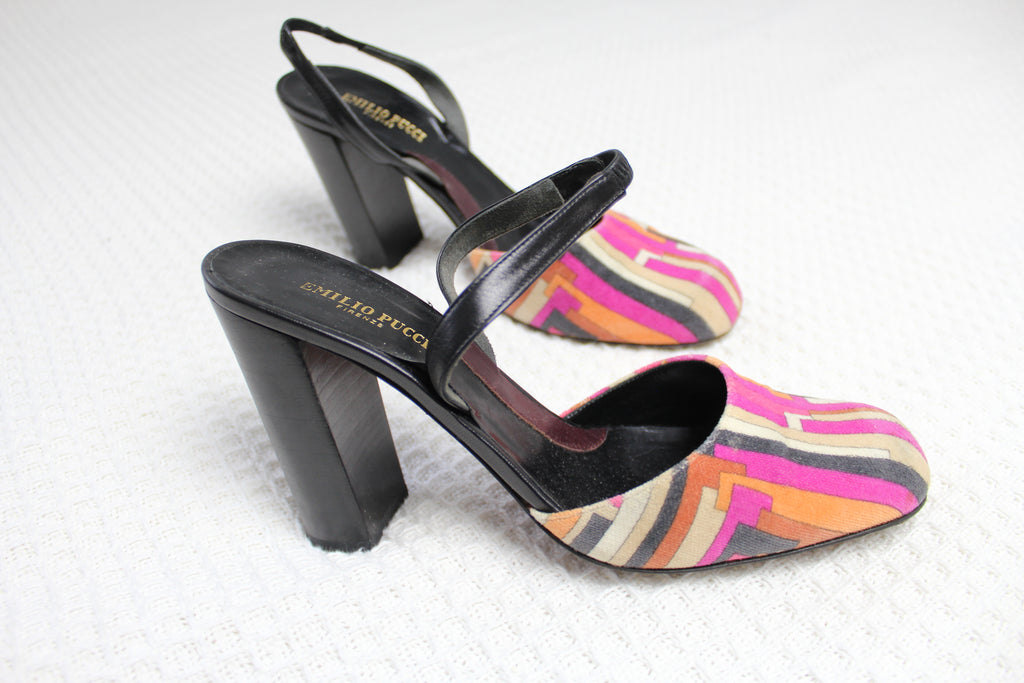 Emilio Pucci Abstract Heels EU 37.5