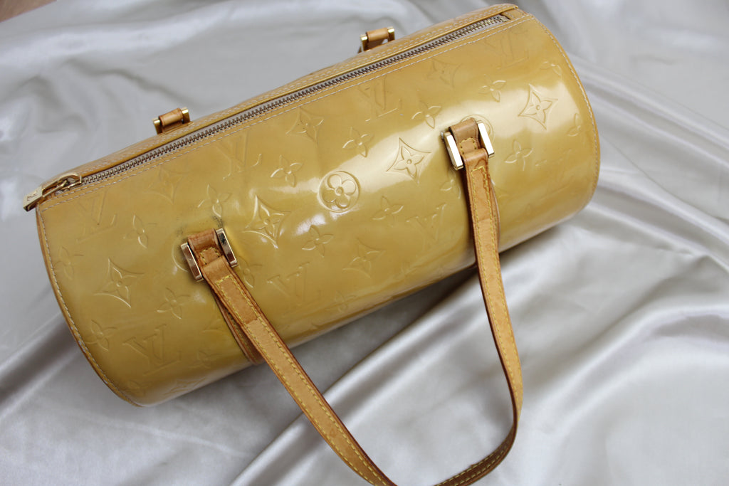 Louis Vuitton Vernis Bedford Deep Yellow Barrel Bag