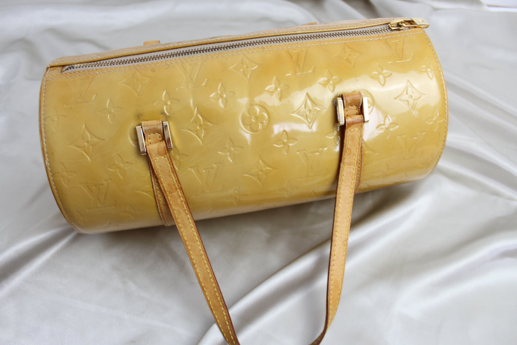 Louis Vuitton Vernis Bedford Deep Yellow Barrel Bag