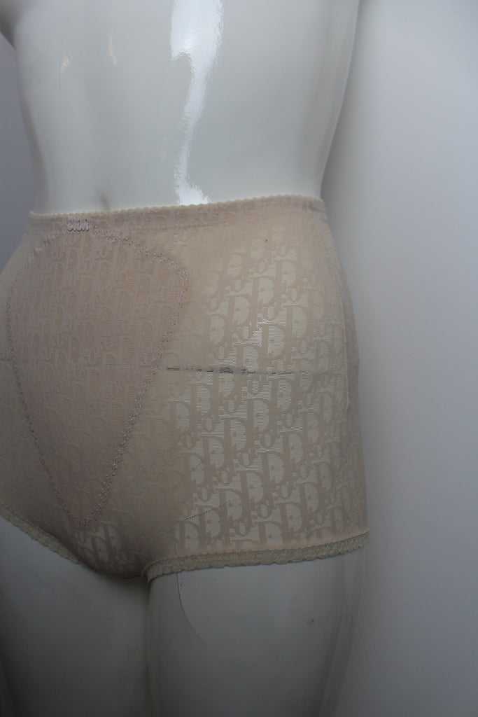 Christian Dior Lace Monogram Sheer Hot Pants