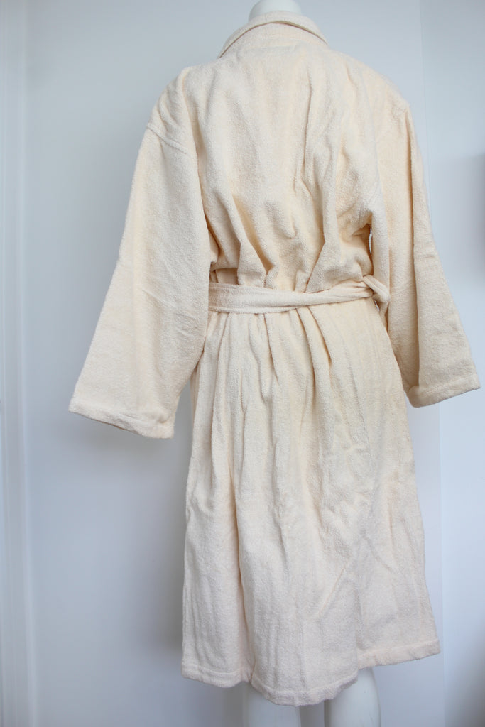 YSL Logo Cream Robe NEW - Large