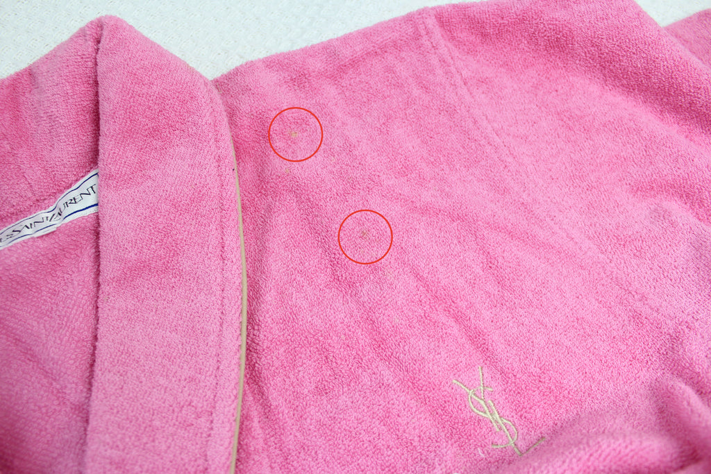 YSL Logo Pink Robe NEW - Medium