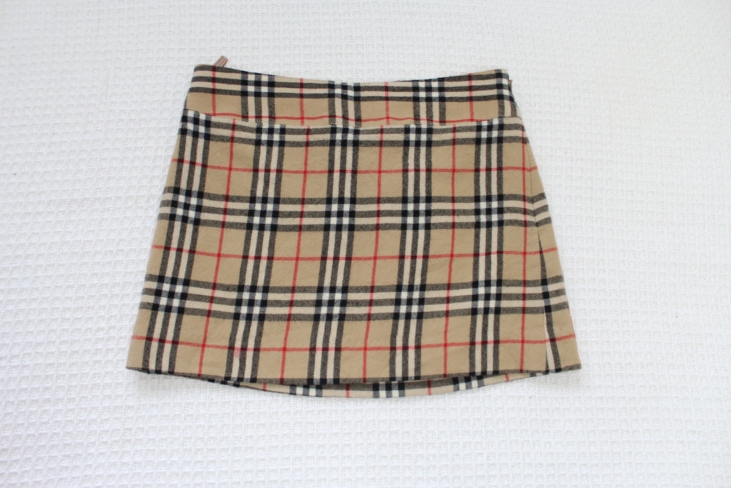 Burberry Nova Check Mini Skirt XS