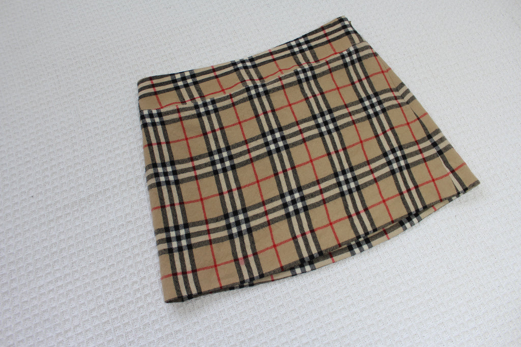 Burberry Nova Check Mini Skirt XS