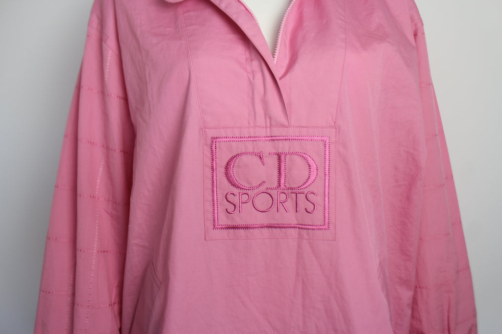 Christian Dior Sports Pink Pullover Top Medium