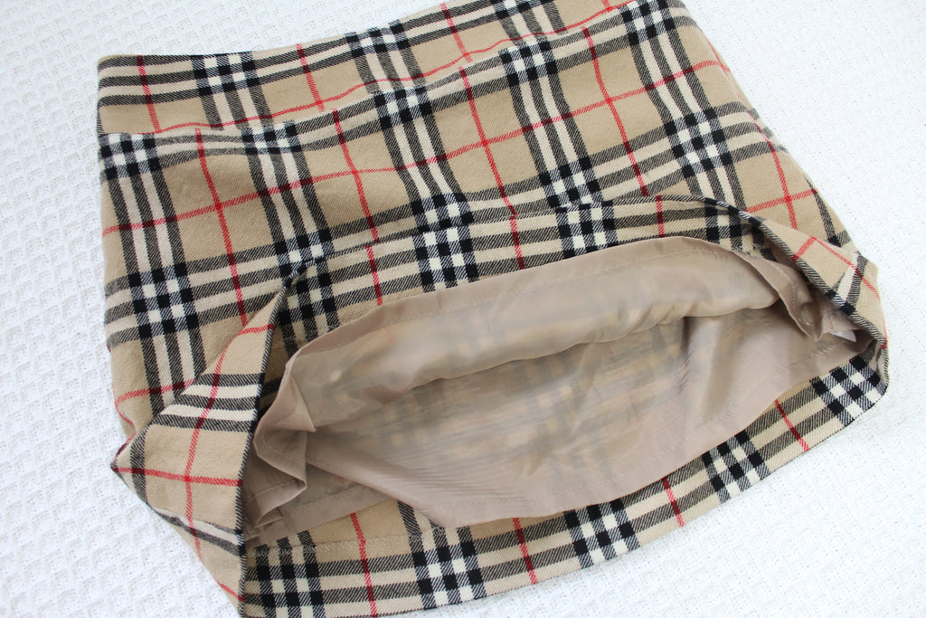 Burberry Nova Check Mini Skirt XS