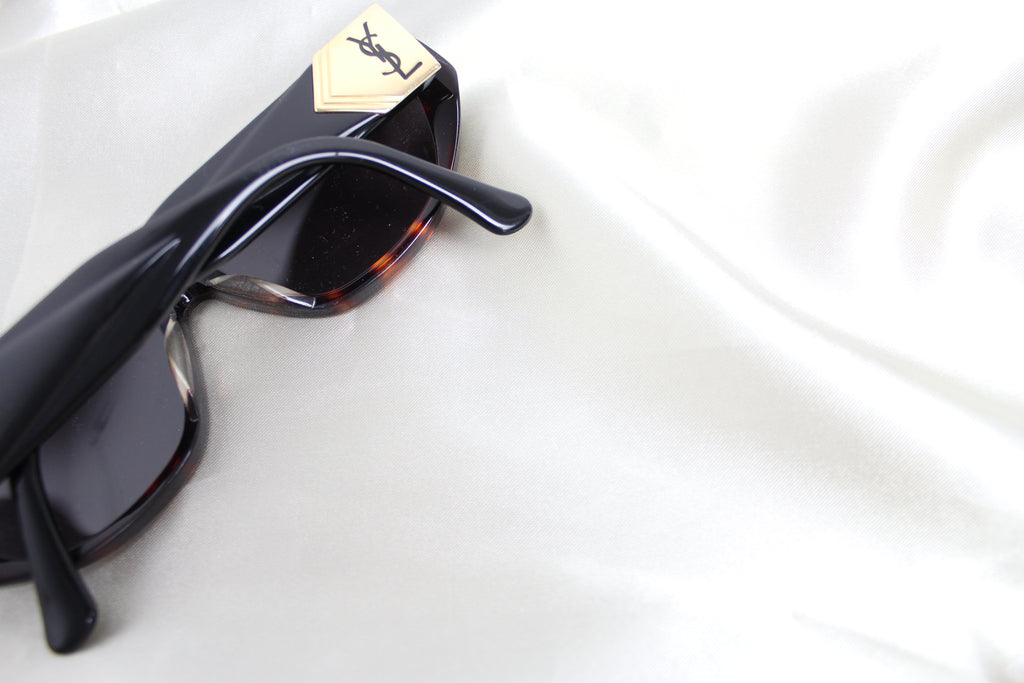 Yves Saint Laurent YSL Gold Logo Sunglasses