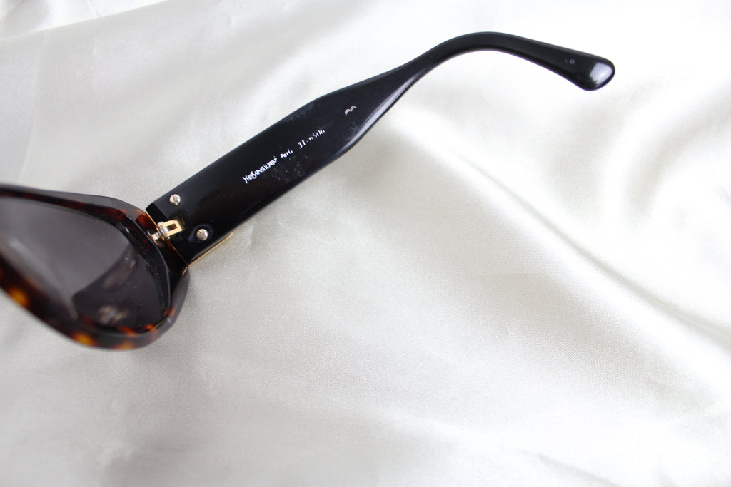 Yves Saint Laurent YSL Gold Logo Sunglasses