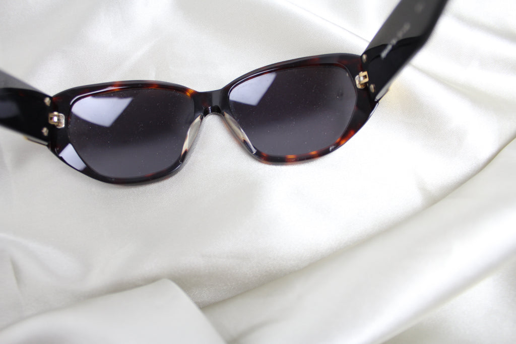 Yves Saint Laurent YSL Gold Logo Sunglasses