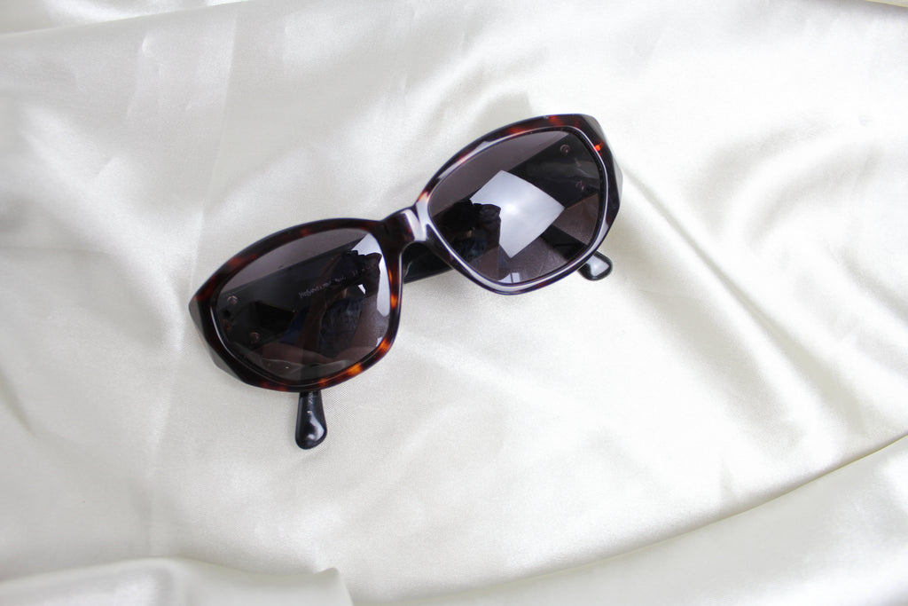 Yves Saint Laurent YSL Gold Logo Sunglasses