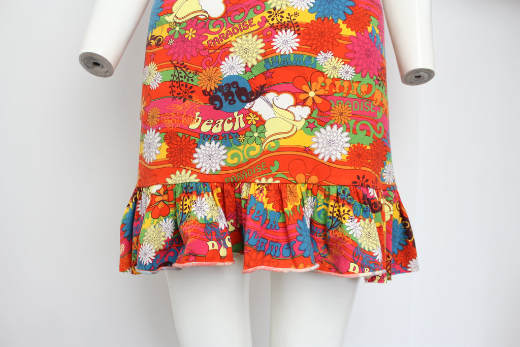 Dolce & Gabbana Beachwear Psychedelic Pattern Dress