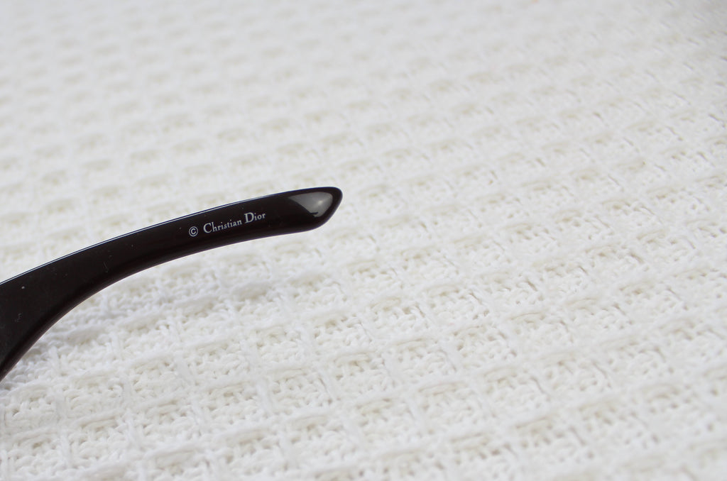 Christian Dior 'Stripes 2' Brown Oversized Sunglasses