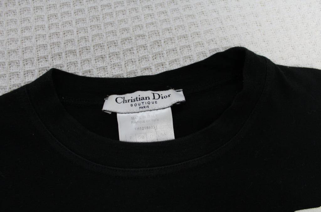 Christian Dior J'adore Dior Black Long Sleeve Top XS