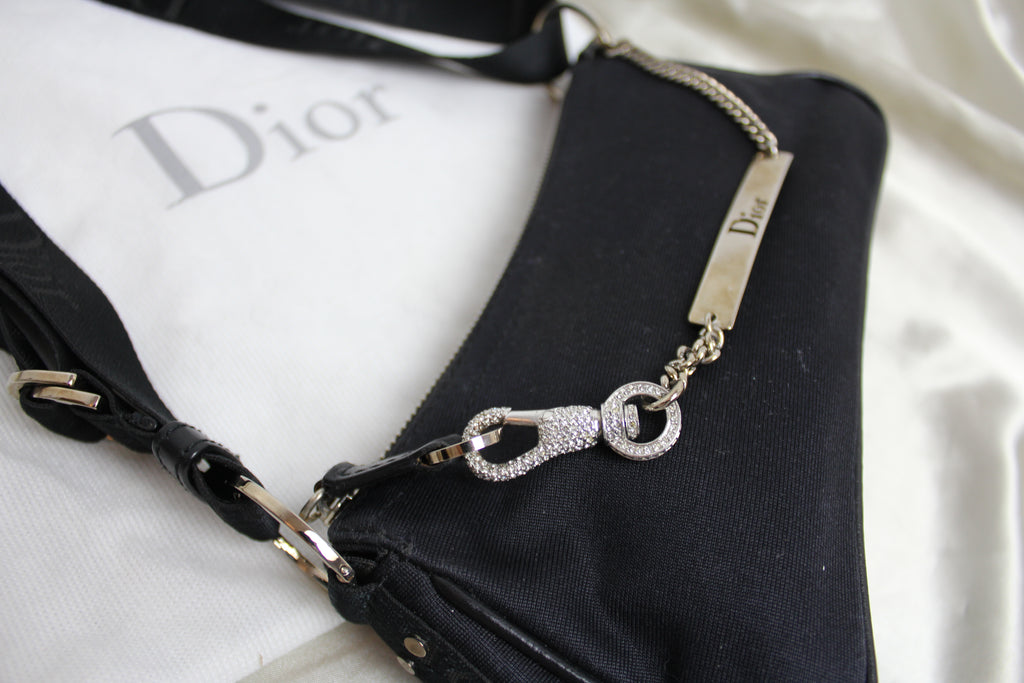 Christian Dior Crystal Hardcore Black Mini Shoulder Bag