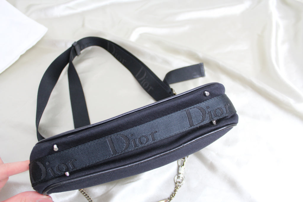 Christian Dior Crystal Hardcore Black Mini Shoulder Bag