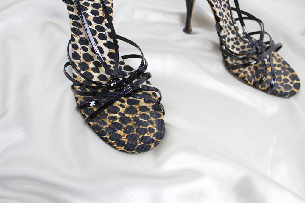 Dolce & Gabbana Leopard Print Heels EU 40.5-41