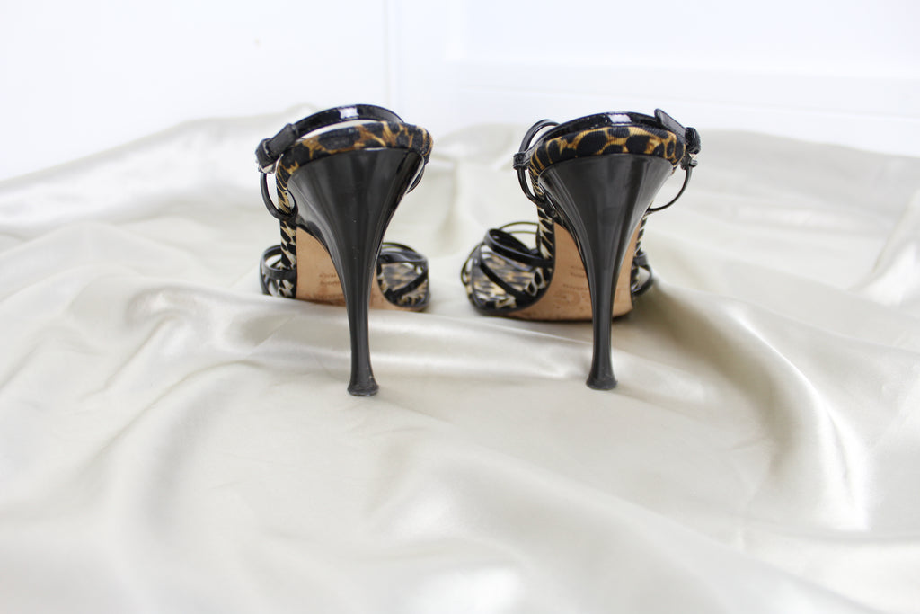 Dolce & Gabbana Leopard Print Heels EU 40.5-41