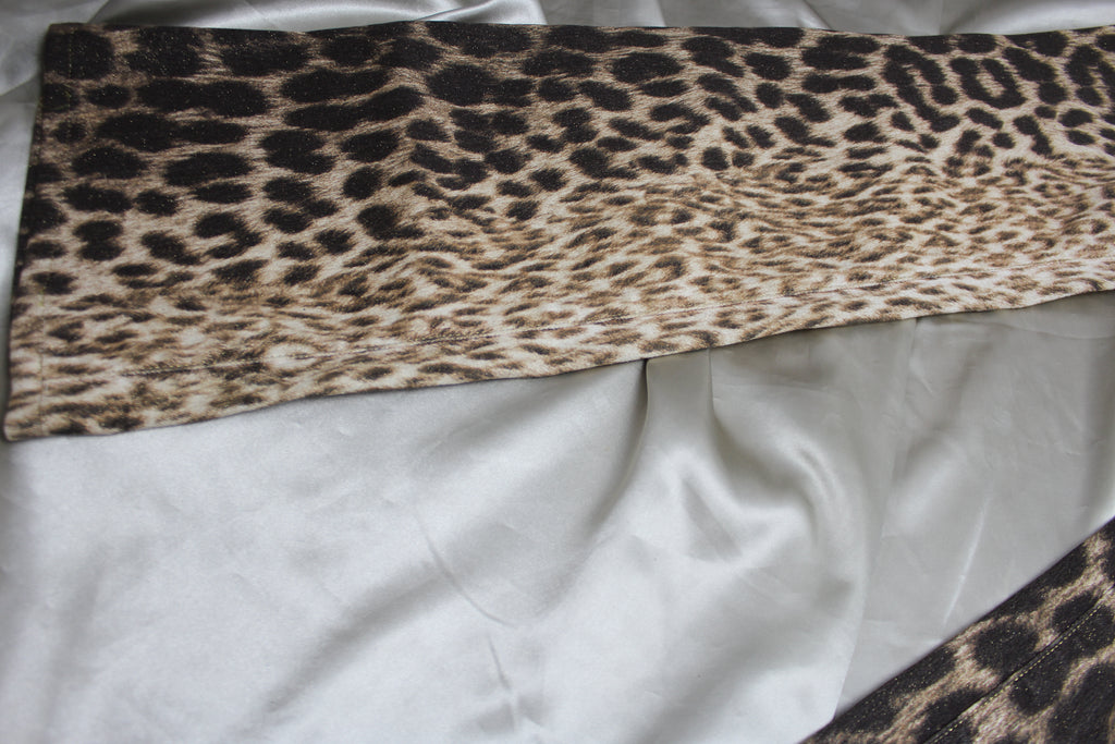 Just Cavalli Leopard Print Jeans 26''